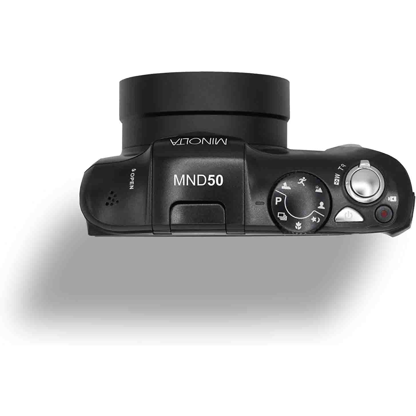 Minolta MND50-P 48 MP 4K Ultra HD 16X Digital Zoom Digital Camera (Purple) - Open Box - Image 7