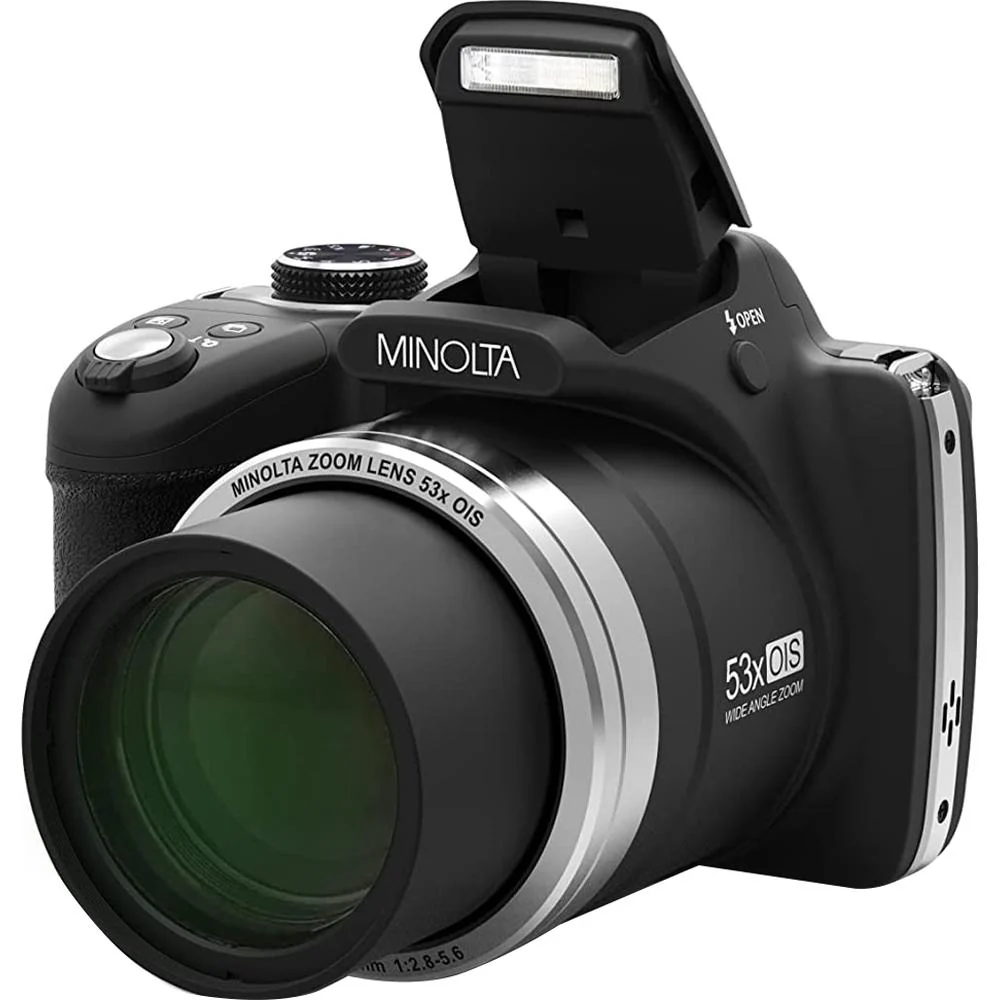 Minolta Pro Shot 16MP Digital Camera with 53x Optical Zoom -  Black - Open Box - Image 7
