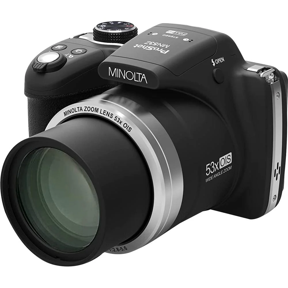 Minolta Pro Shot 16MP Digital Camera with 53x Optical Zoom -  Black - Open Box - Image 8