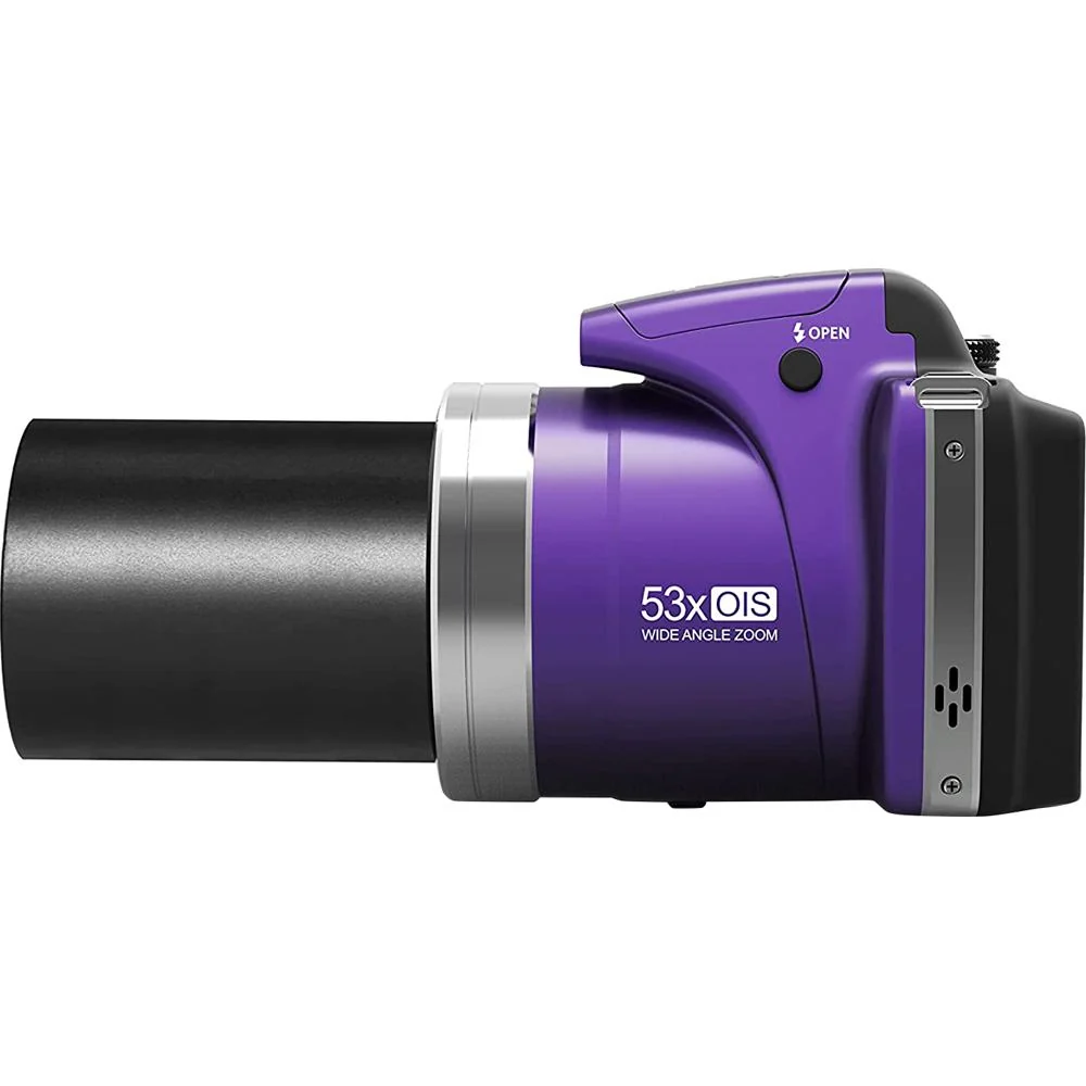 Minolta Pro Shot 16MP Digital Camera with 53x Optical Zoom - Purple - Open Box - Image 4