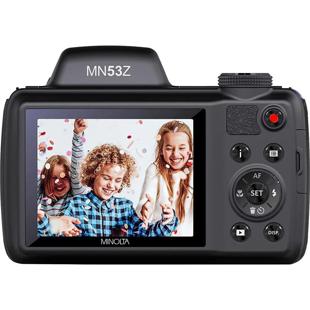 Minolta Pro Shot 16MP Digital Camera with 53x Optical Zoom - Purple - Open Box - Image 6