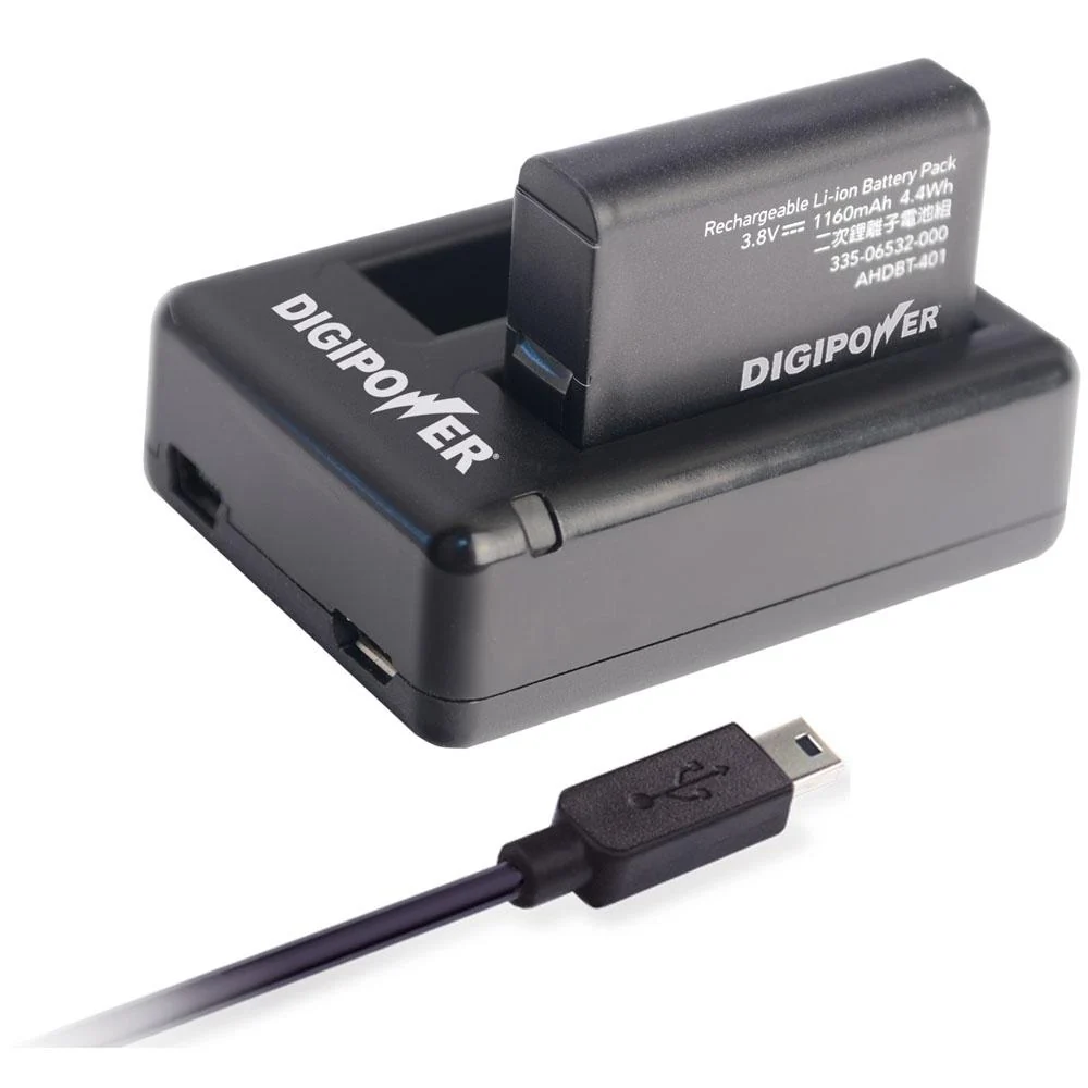 Mizco Two Slot USB Travel Charger & Battery kit for Go Pro Hero4 - RFK-GP401 - Image 2