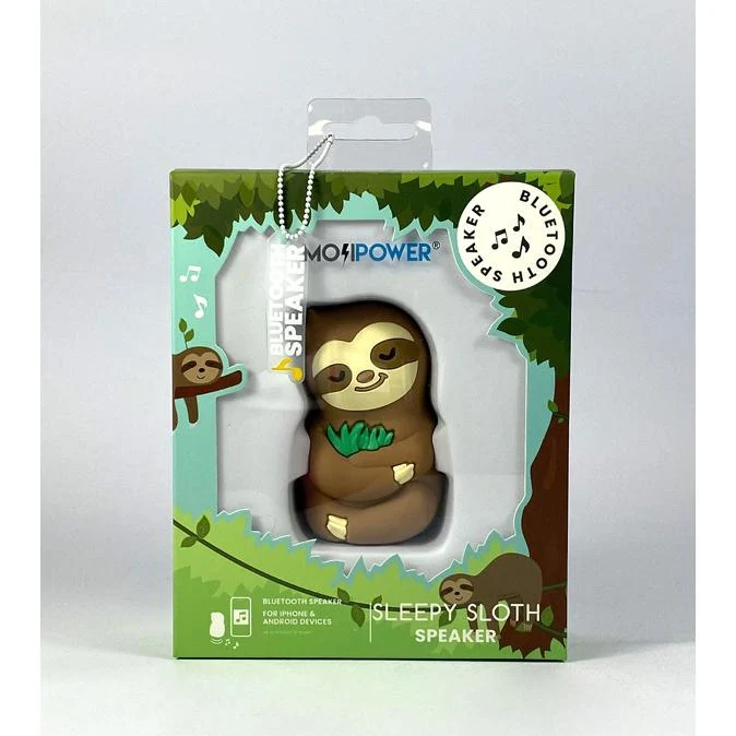 MojiPower Portable Bluetooth Speaker Sleepy Sloth MP-009-SS - Image 3