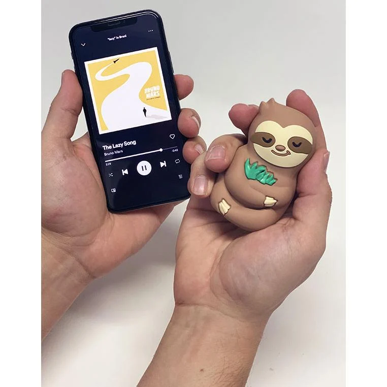 MojiPower Portable Bluetooth Speaker Sleepy Sloth MP-009-SS - Image 4