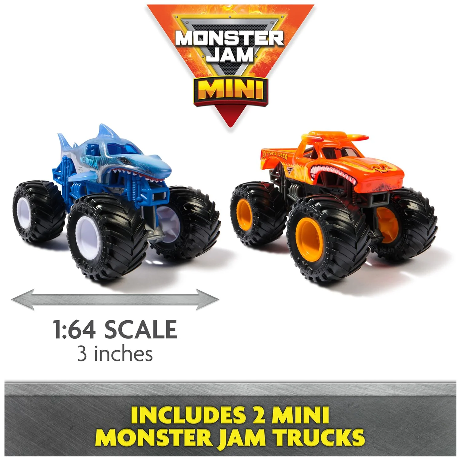 Monster Jam Supercharge Speedway Playset, Megalodon - Image 5