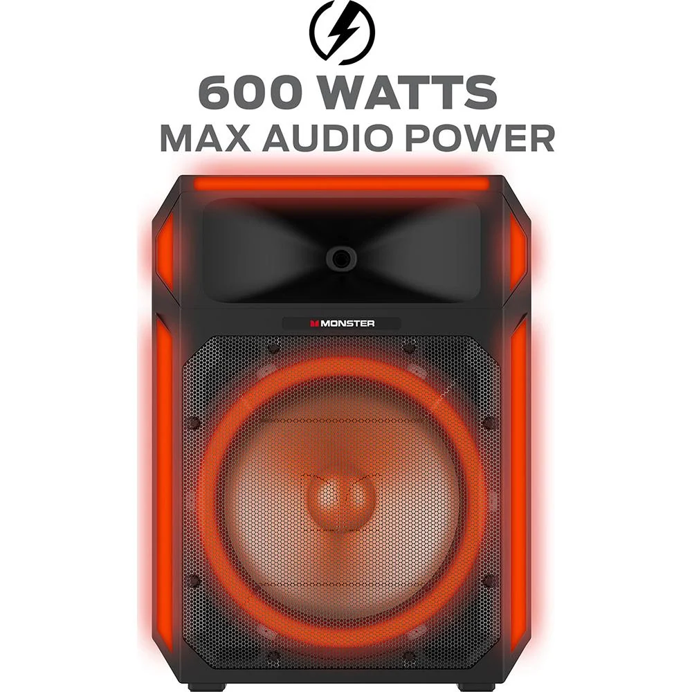 Monster X6 All-in-One Bluetooth Speaker System - Open Box - Image 2