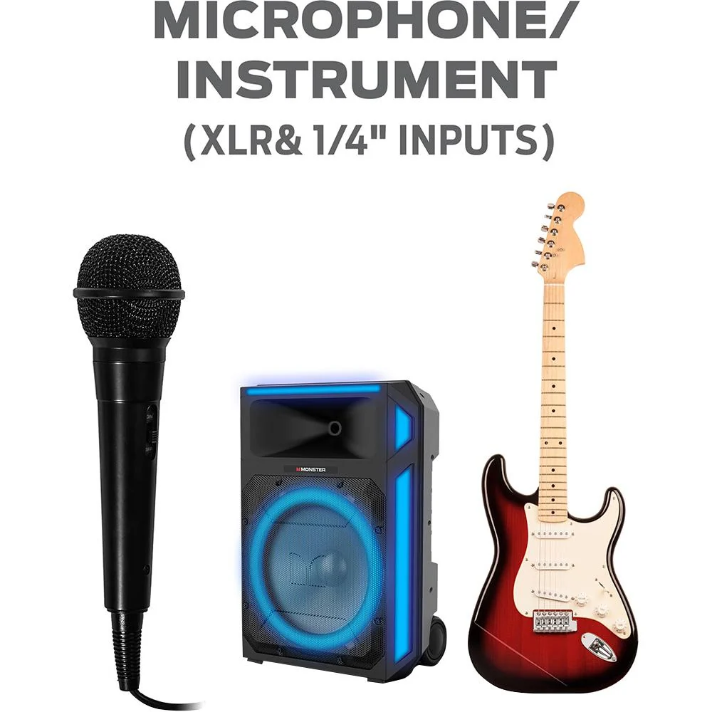Monster X6 All-in-One Bluetooth Speaker System - Open Box - Image 4