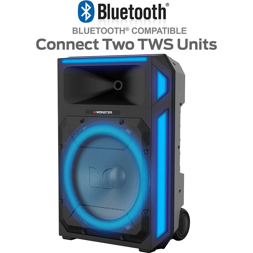 Monster X6 All-in-One Bluetooth Speaker System - Open Box - Image 5