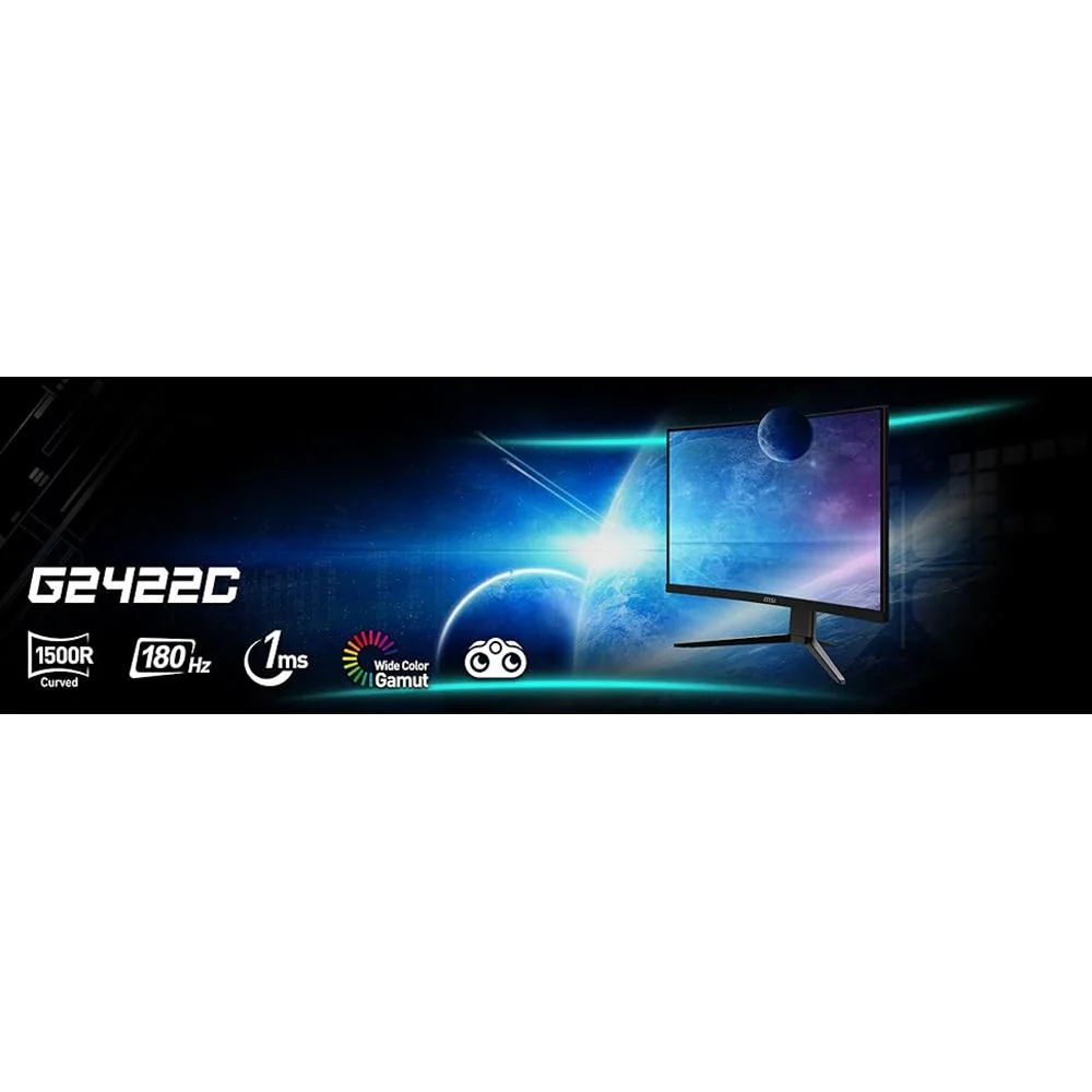 MSI 24" C VA 1920x1080xFHD 180Hz - Image 9