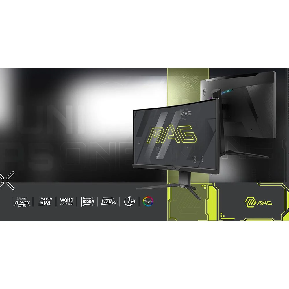 MSI 27" QD Crvd Gmng 170Hz VA - Image 6