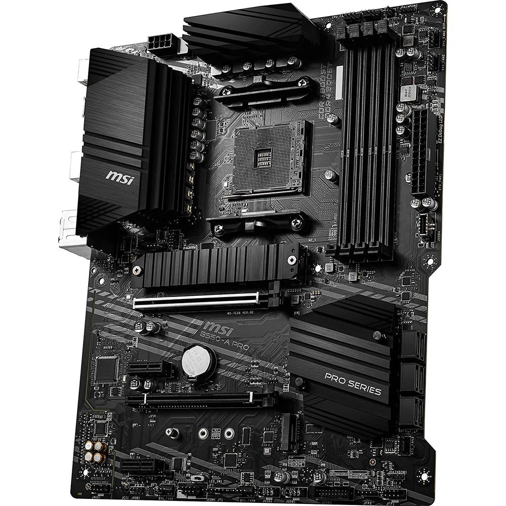 MSI B550-A PRO Series ATX AM4 Desktop Computer CPU Motherboard - B550APRO - Open Box - Image 3