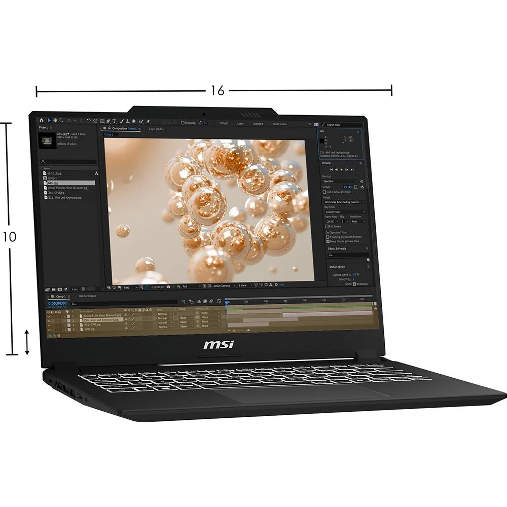 MSI Creator M14 A13VF-081US - Image 10