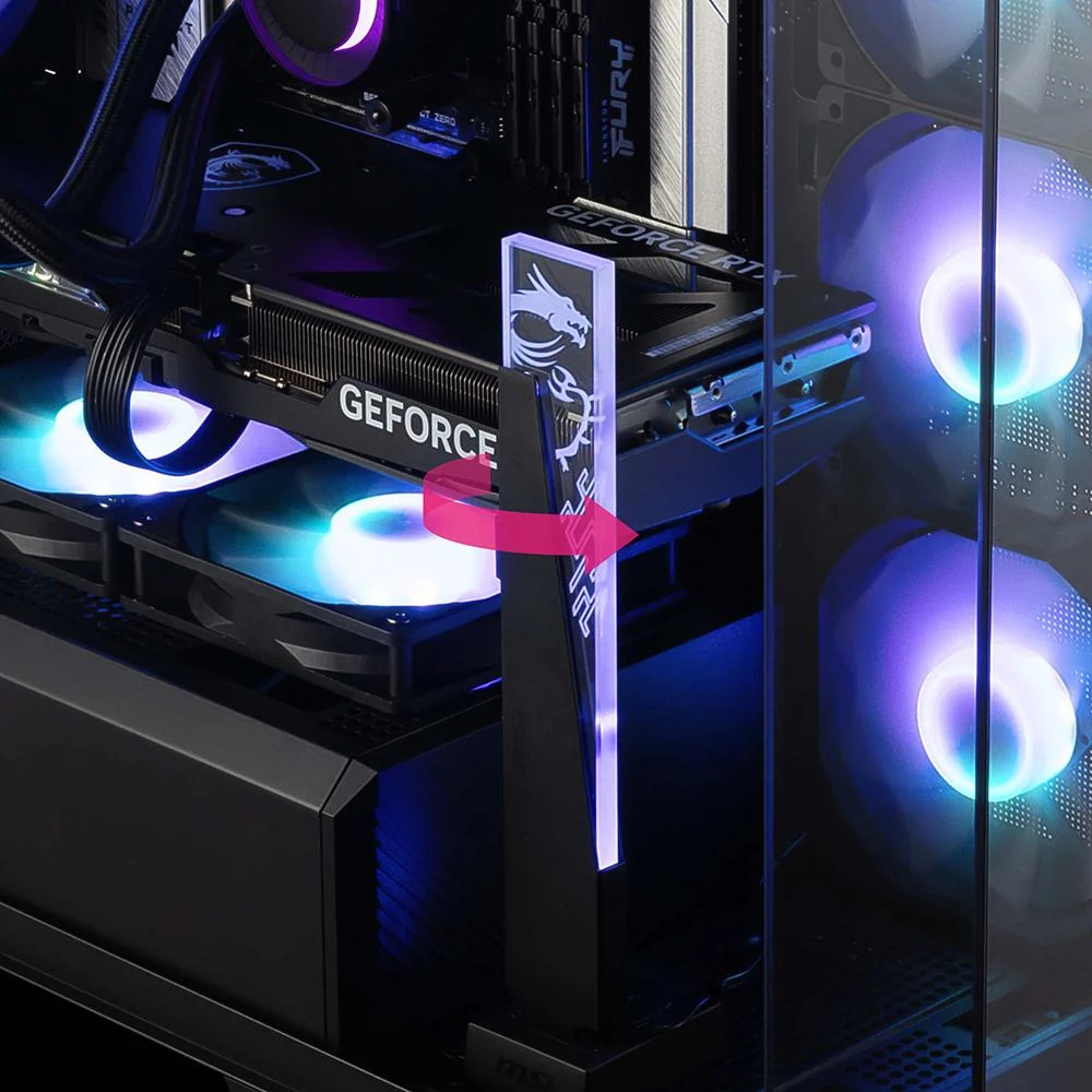 MSI GRAPHICS CARD STAND Black - Image 9