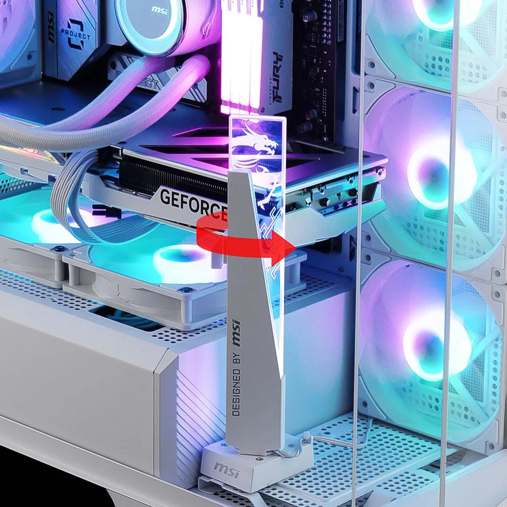 MSI GRAPHICS CARD STAND White - Image 11