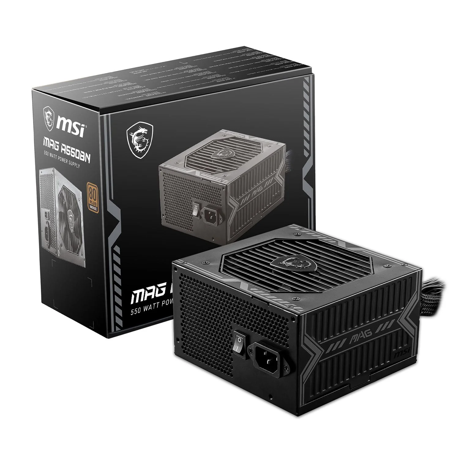MSI MAG A550BN Gaming Power Supply 80 Plus Bronze Certified