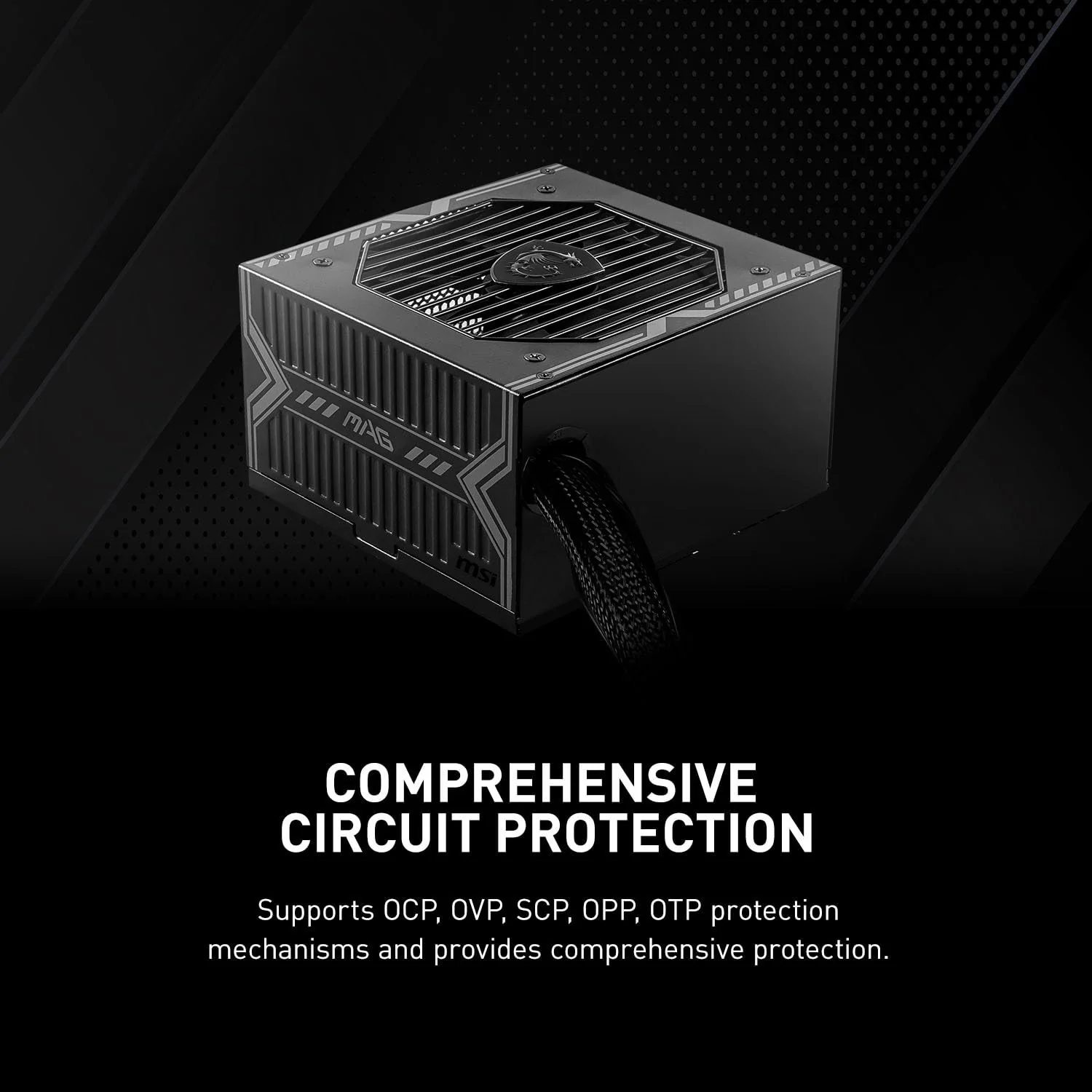 MSI MAG A550BN Gaming Power Supply 80 Plus Bronze Certified - Image 6