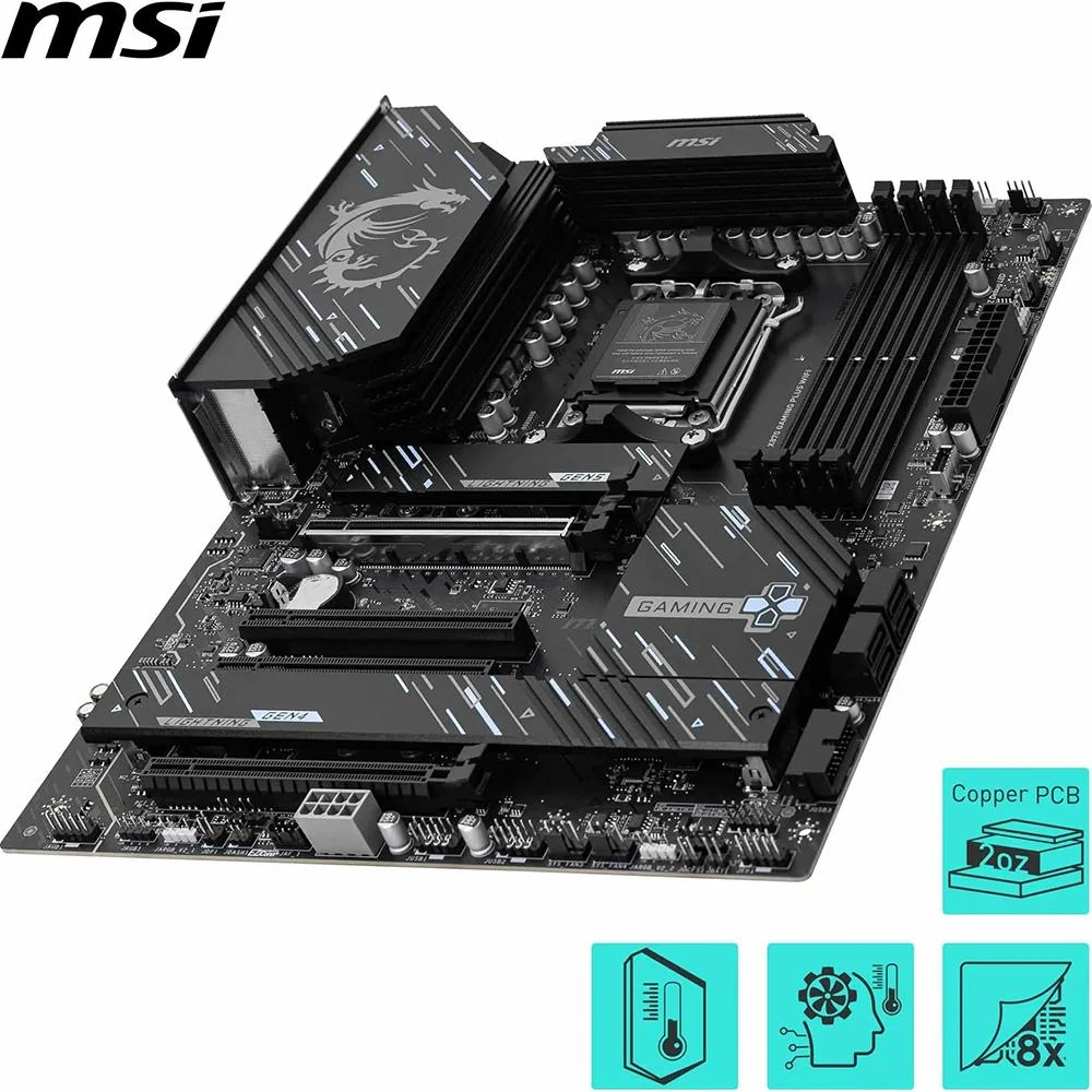 MSI X870 Gaming Plus WiFi Motherboard - AMD AM5, DDR5, PCIe 5.0, Wi-Fi 7 - Image 6