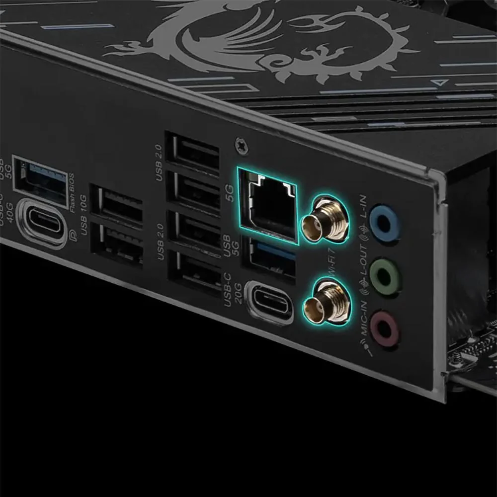 MSI X870 Gaming Plus WiFi Motherboard - AMD AM5, DDR5, PCIe 5.0, Wi-Fi 7 - Image 8