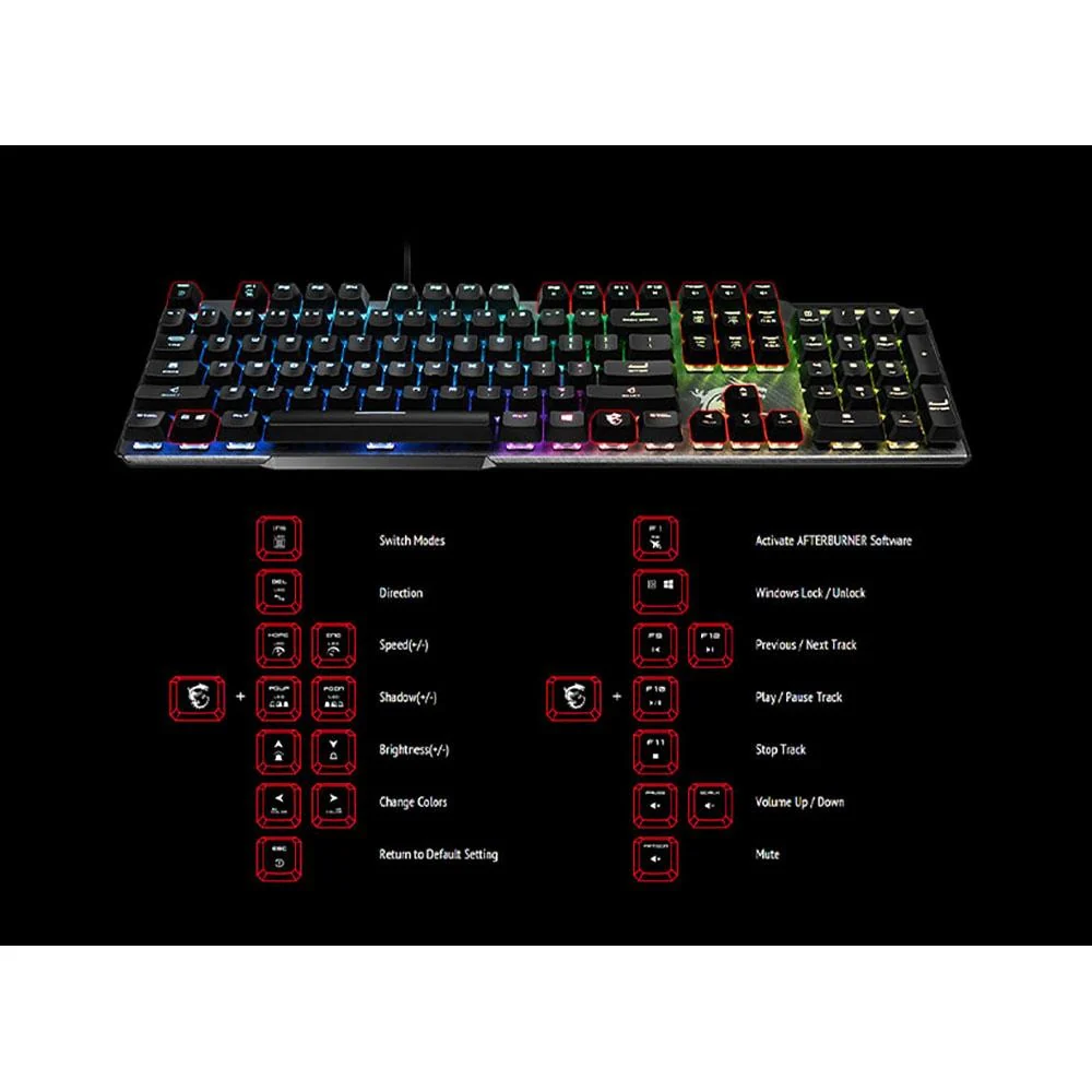 MSI VIGOR GK50 ELITE LL US Mech Switch - Image 12