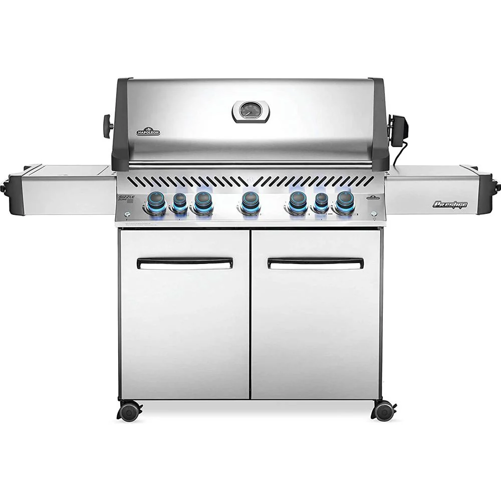 Napoleon Prestige 665 Propane Outdoor Grill w/ 5 Burner + Warranty Bundle - Image 2