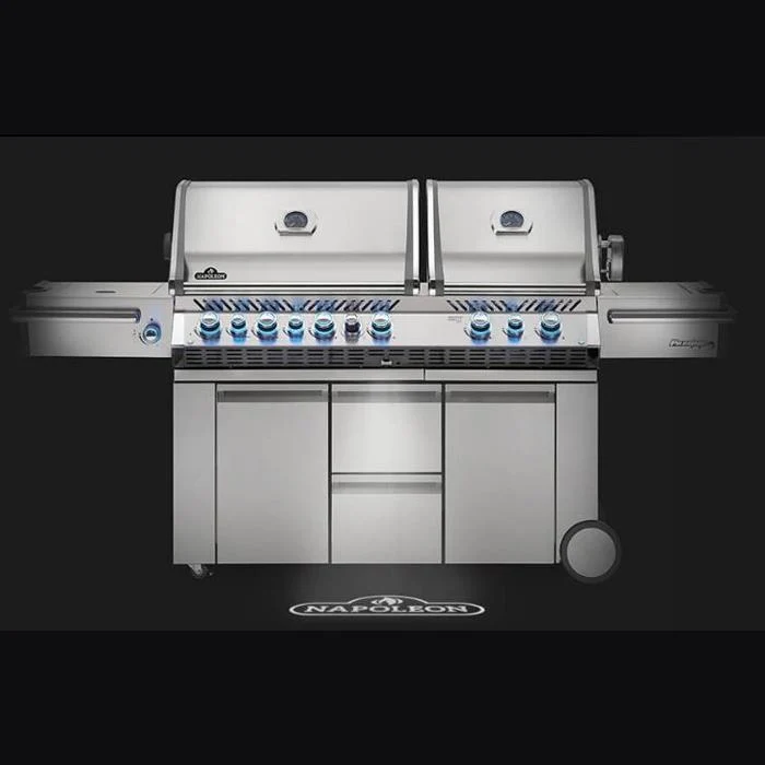 Napoleon Prestige PRO 825 RSBI Natural Gas Grill with 6 Burners - PRO825RSBINSS-3 - Image 11