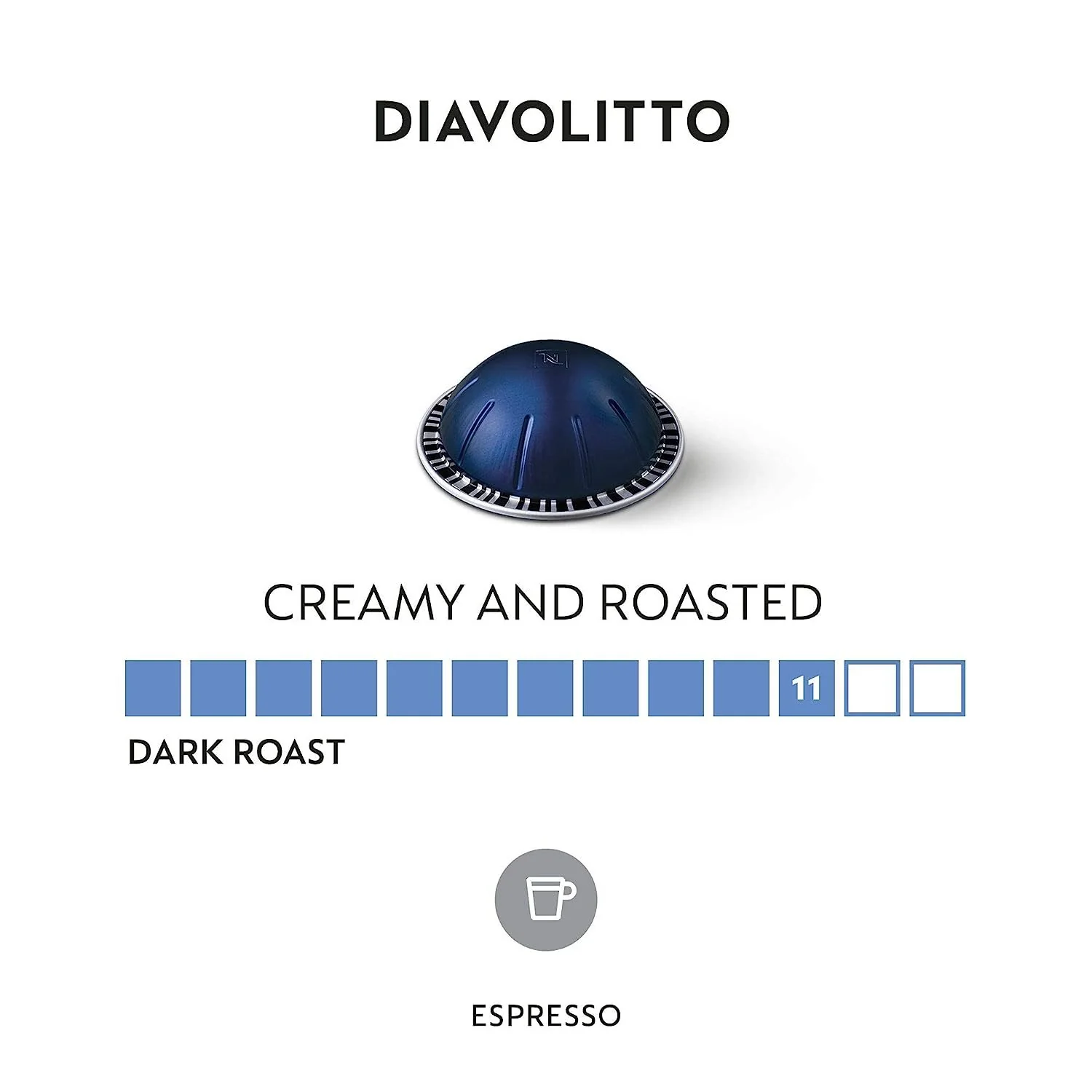 Nespresso Vertuo Diavolitto Ristretto/Espresso Capsules, 30-Pack - Image 4