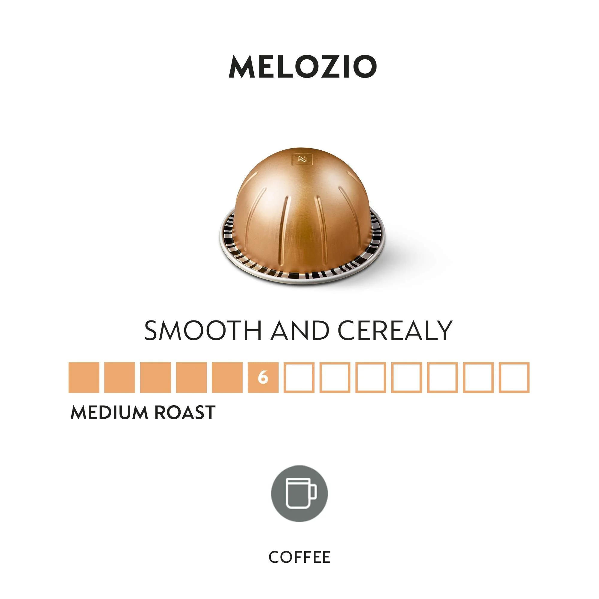 Nespresso Vertuo Bianco Capsules (Melozio) - 25 Pack - Image 2
