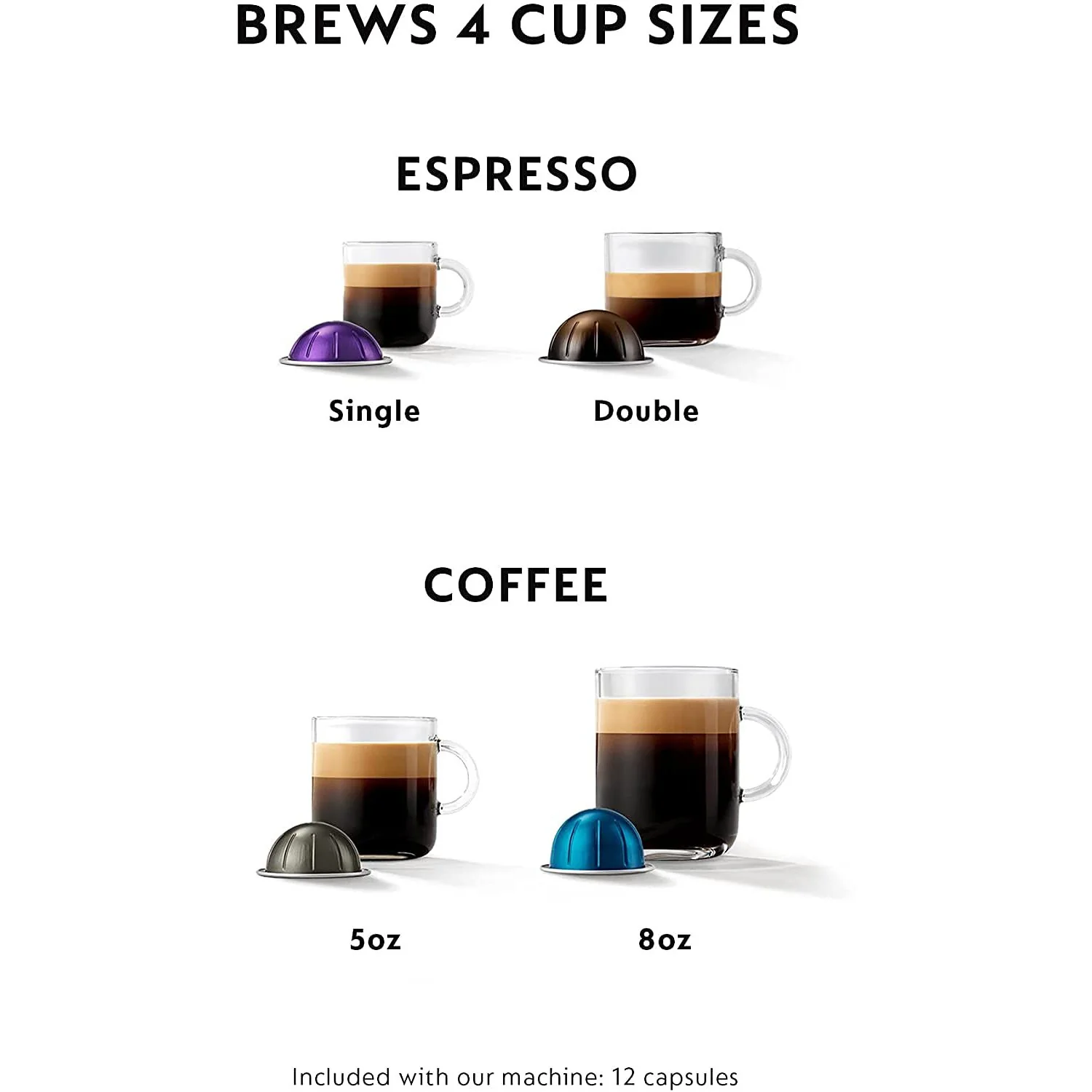 Nespresso Vertuo Coffee and Espresso Maker by Breville, Chrome - Image 3