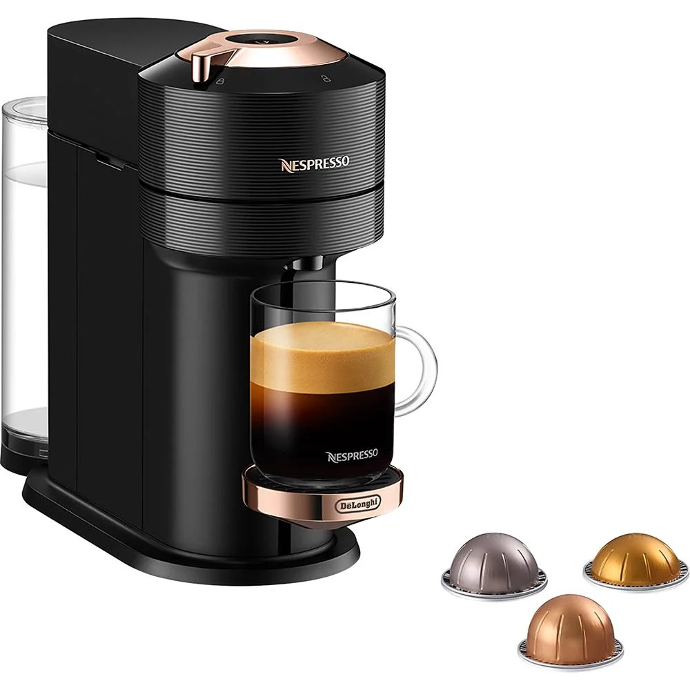 Nespresso Vertuo Next Coffee and Espresso Machine by De'Longhi Rose Gold - Image 2