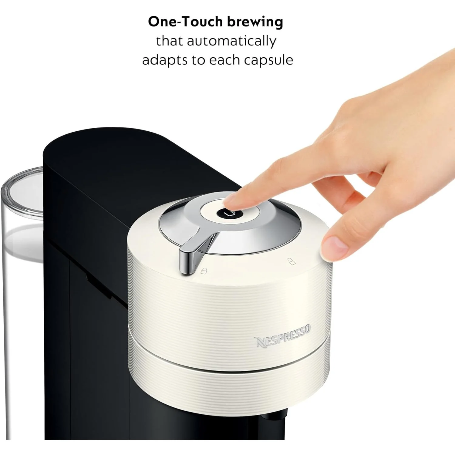 Nespresso Vertuo Next Coffee and Espresso Maker by De'Longhi, White - Image 4