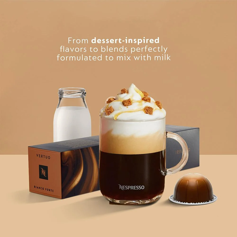 Nespresso Vertuo Pop+ Deluxe Coffee and Espresso Machine by De'Longhi, Silver - Image 10