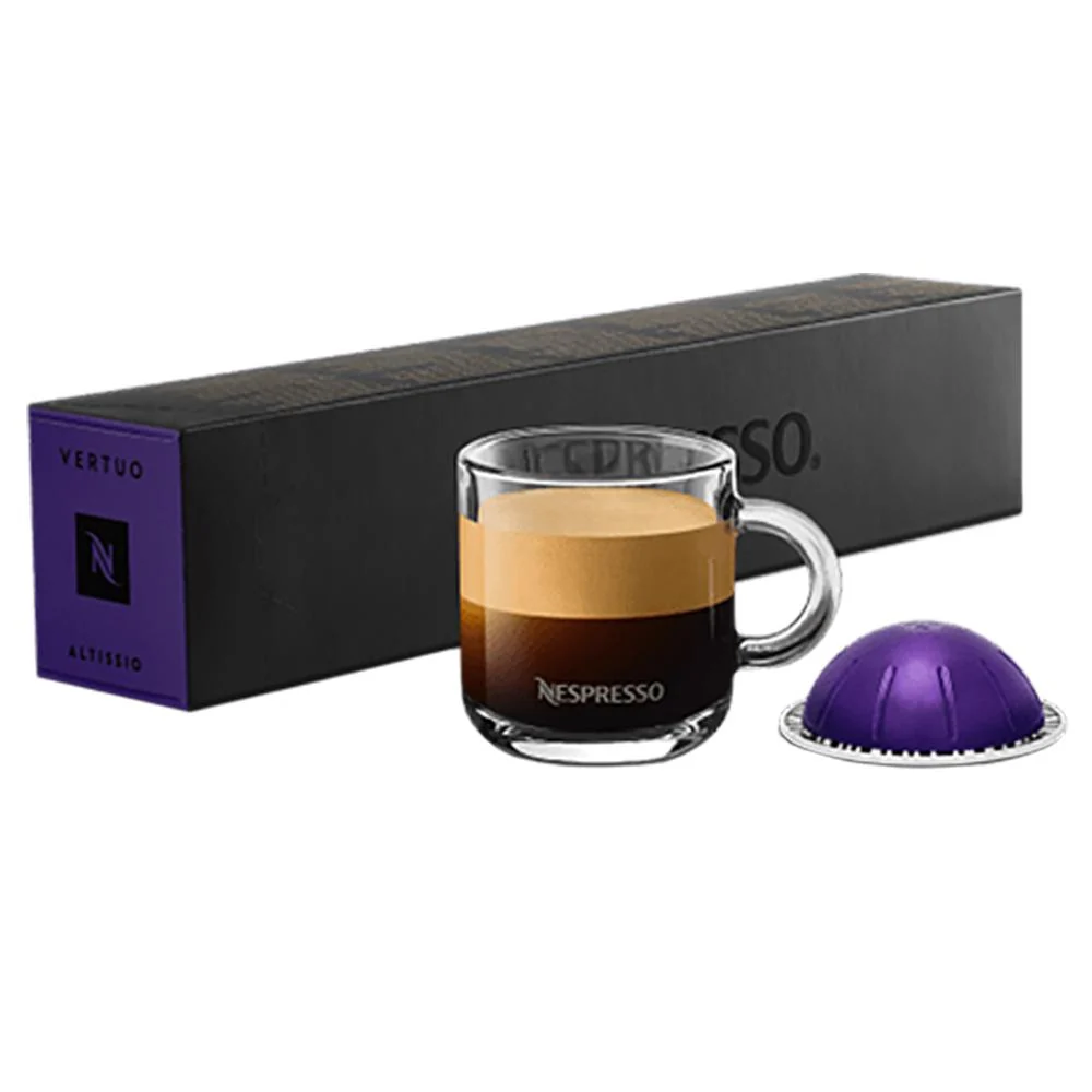Nespresso Vertuo Pop+ Deluxe Espresso Machine (Silver) w/ Altissio Capsules 10-Pack - Image 15