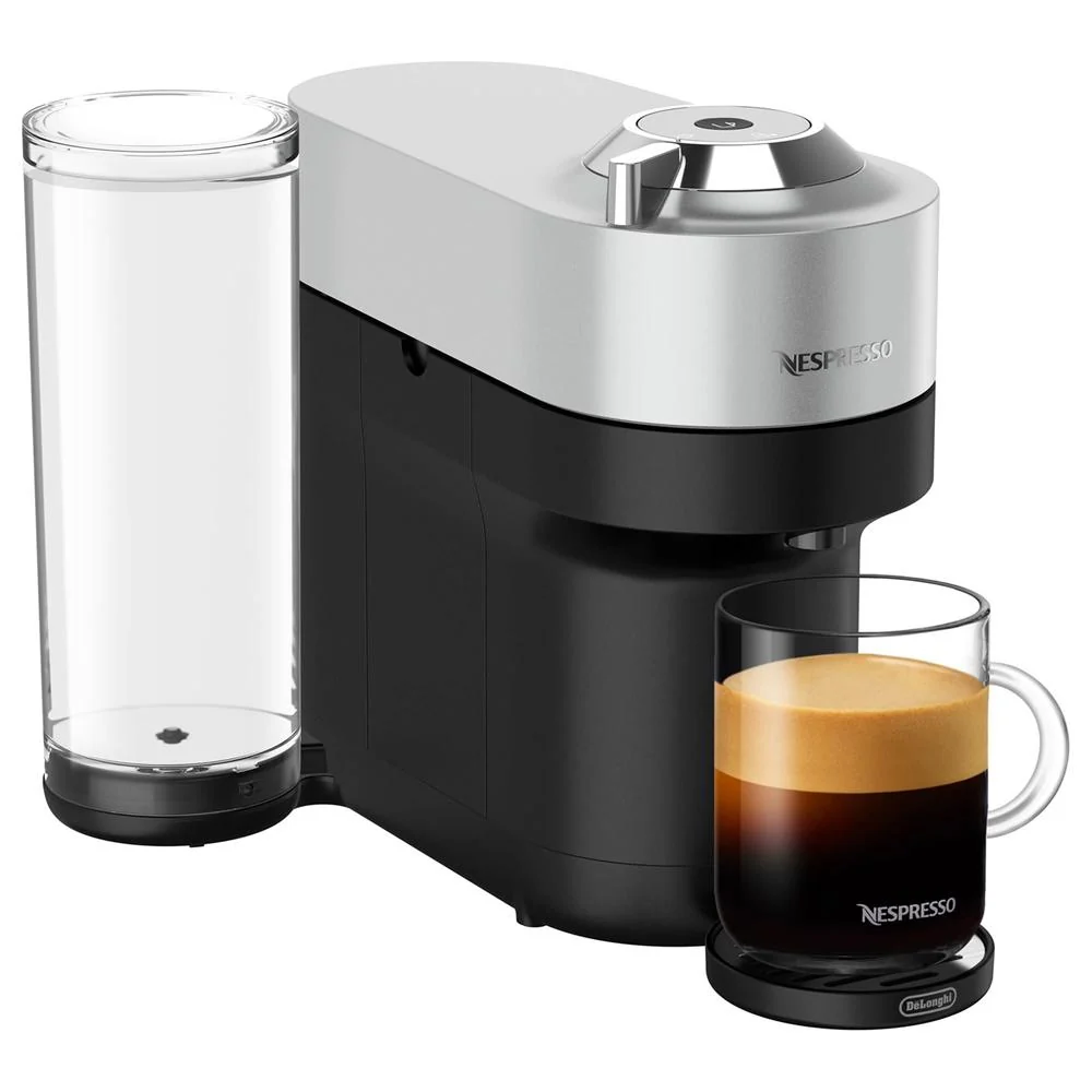 Nespresso Vertuo Pop+ Deluxe Espresso Machine (Silver) w/ Altissio Capsules 10-Pack - Image 3