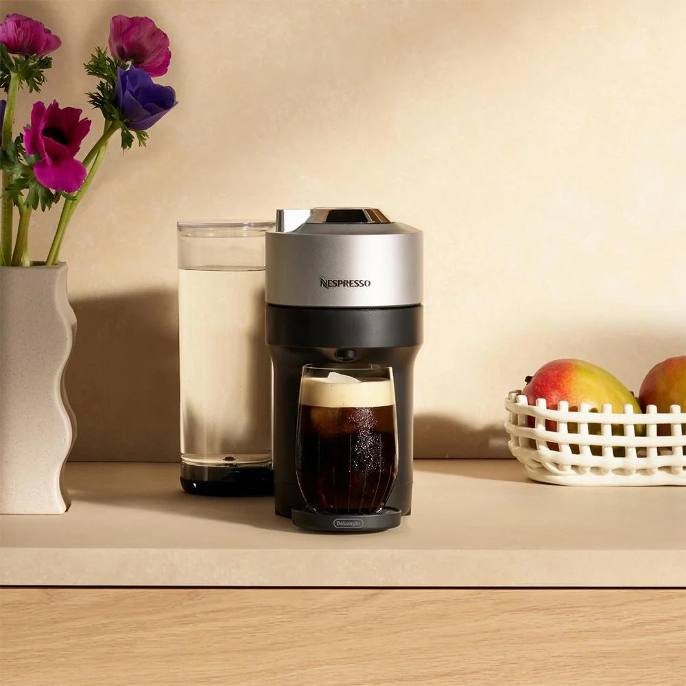 Nespresso Vertuo Pop+ Deluxe Espresso Machine (Silver) w/ Altissio Capsules 20-Pack - Image 4