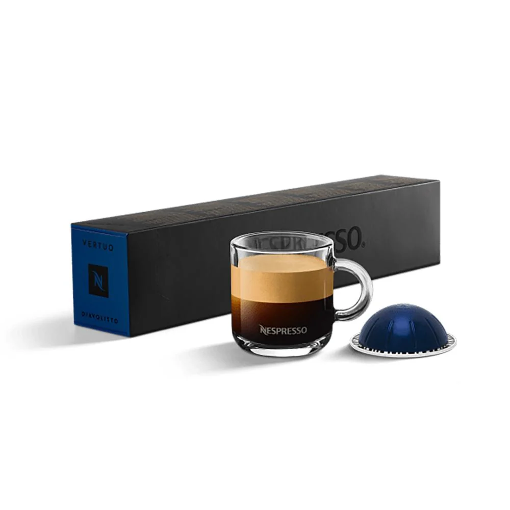 Nespresso Vertuo Pop+ Deluxe Espresso Machine (Silver) w/ Diavolitto Capsules 10-Pack - Image 15