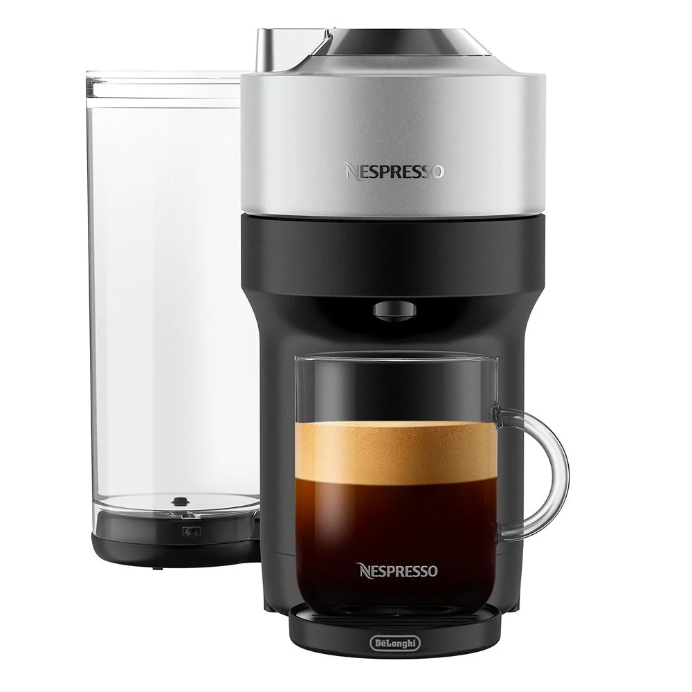 Nespresso Vertuo Pop+ Deluxe Espresso Machine (Silver) w/ Diavolitto Capsules 10-Pack - Image 2