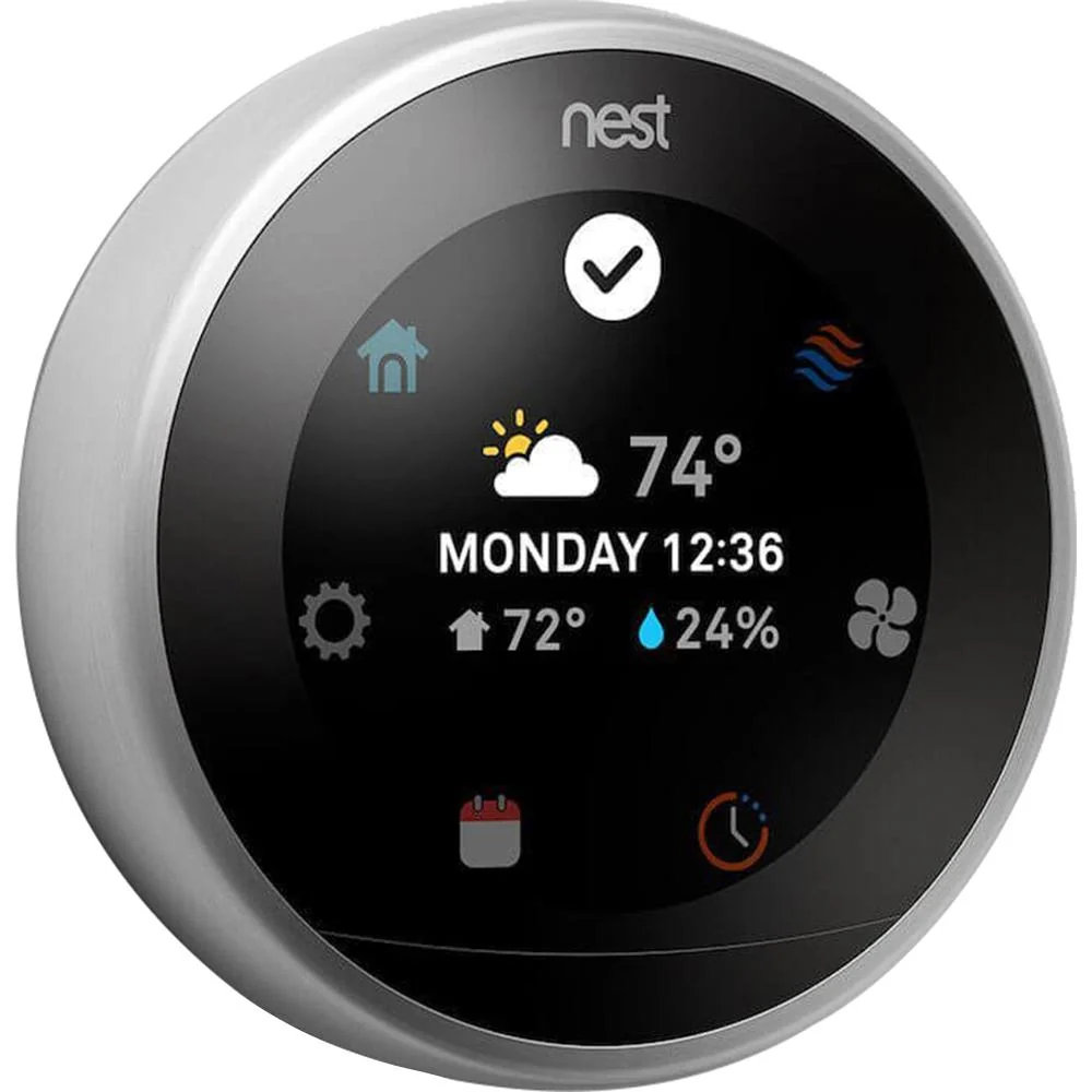 Nest Learning Thermostat (3rd Generation; Stainless Steel) - Open Box - Image 3