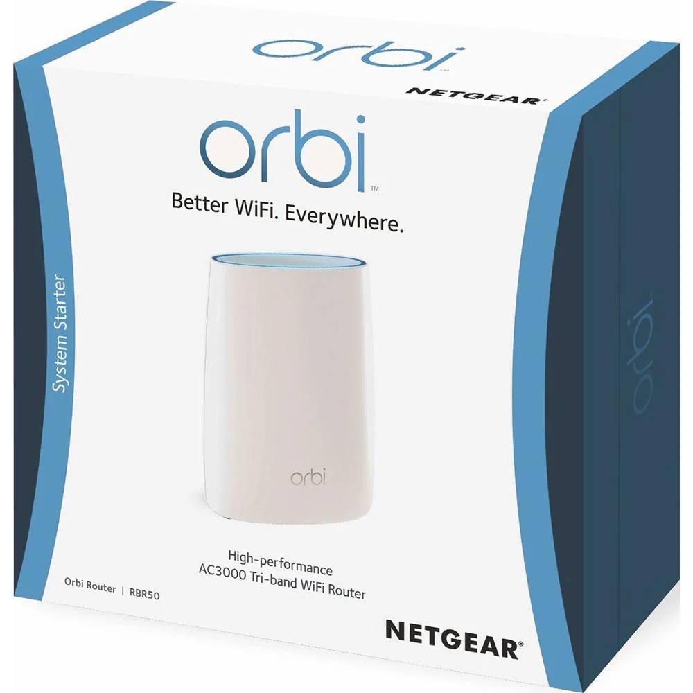 Netgear High-performance AC3000 Tri-band Wi-Fi Router - RBR50-100NAS - Open Box - Image 5