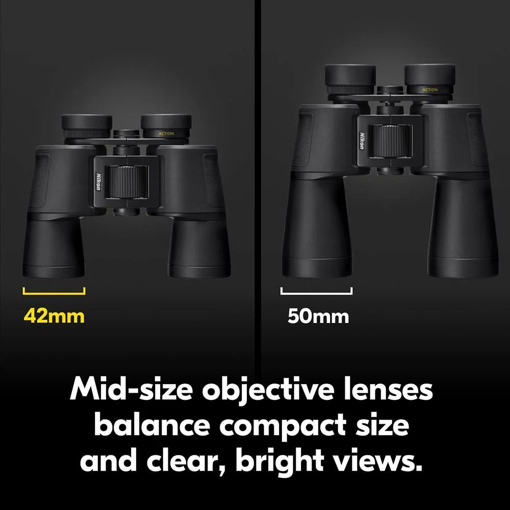 Nikon ACTION 10x42 Binoculars, Black (16806) - Image 6
