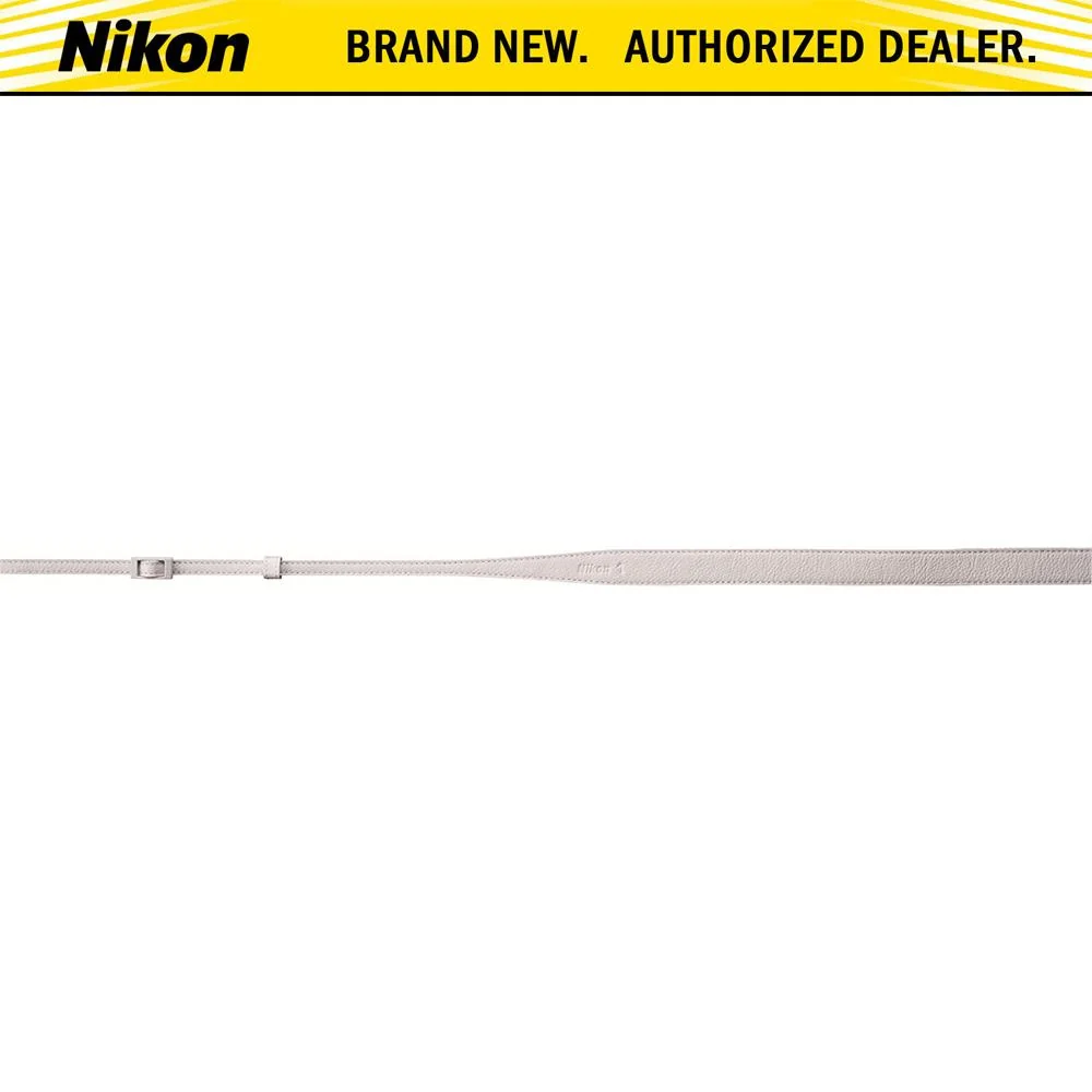 Nikon AN-N2000 Leather Neck Strap (White) - Image 2