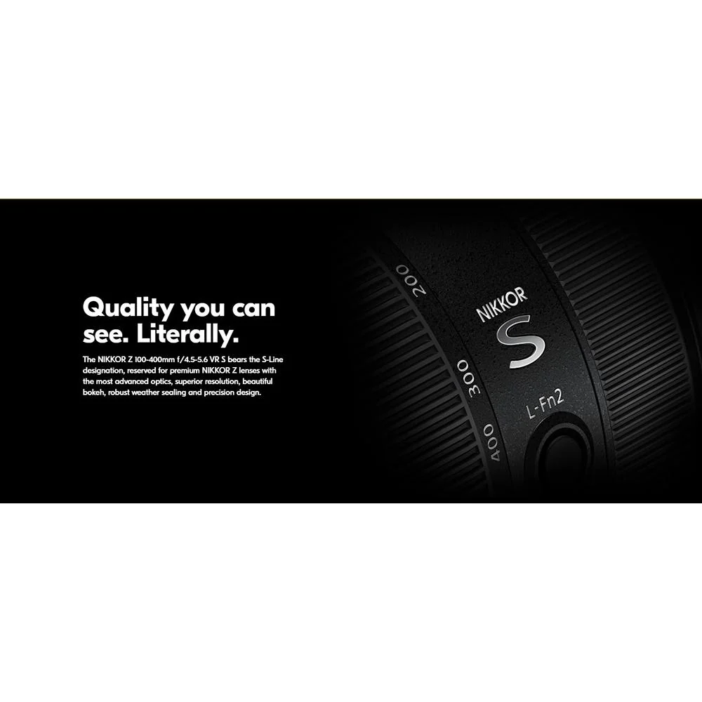 Nikon NIKKOR Z 100-400mm f/4.5-5.6 VR S Telephoto Zoom Z-Mount Lens Open Box - Image 12