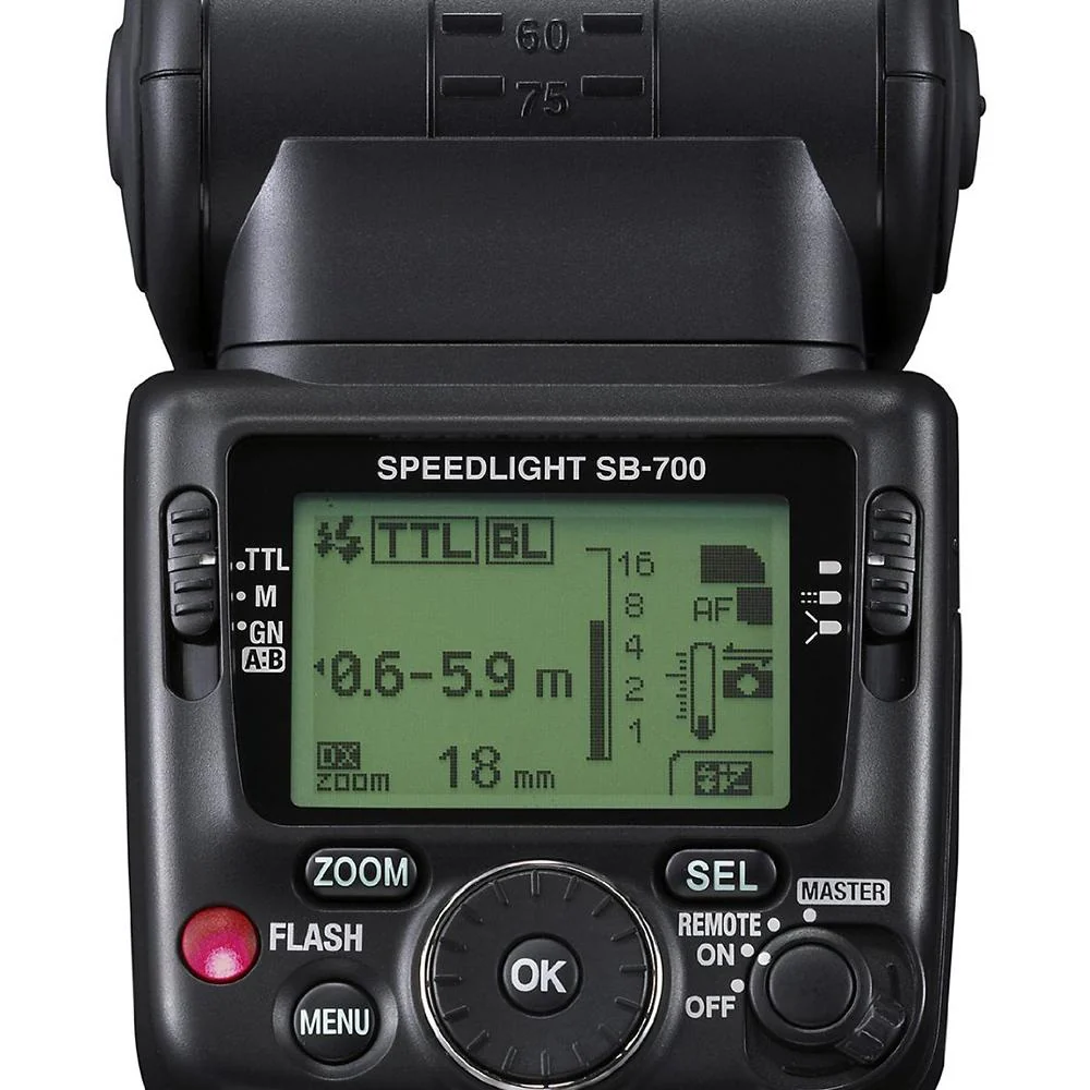 Nikon SB-700 AF Speedlight Flash for Nikon DSLR Cameras, Tripod, & Case Bundle - Image 3