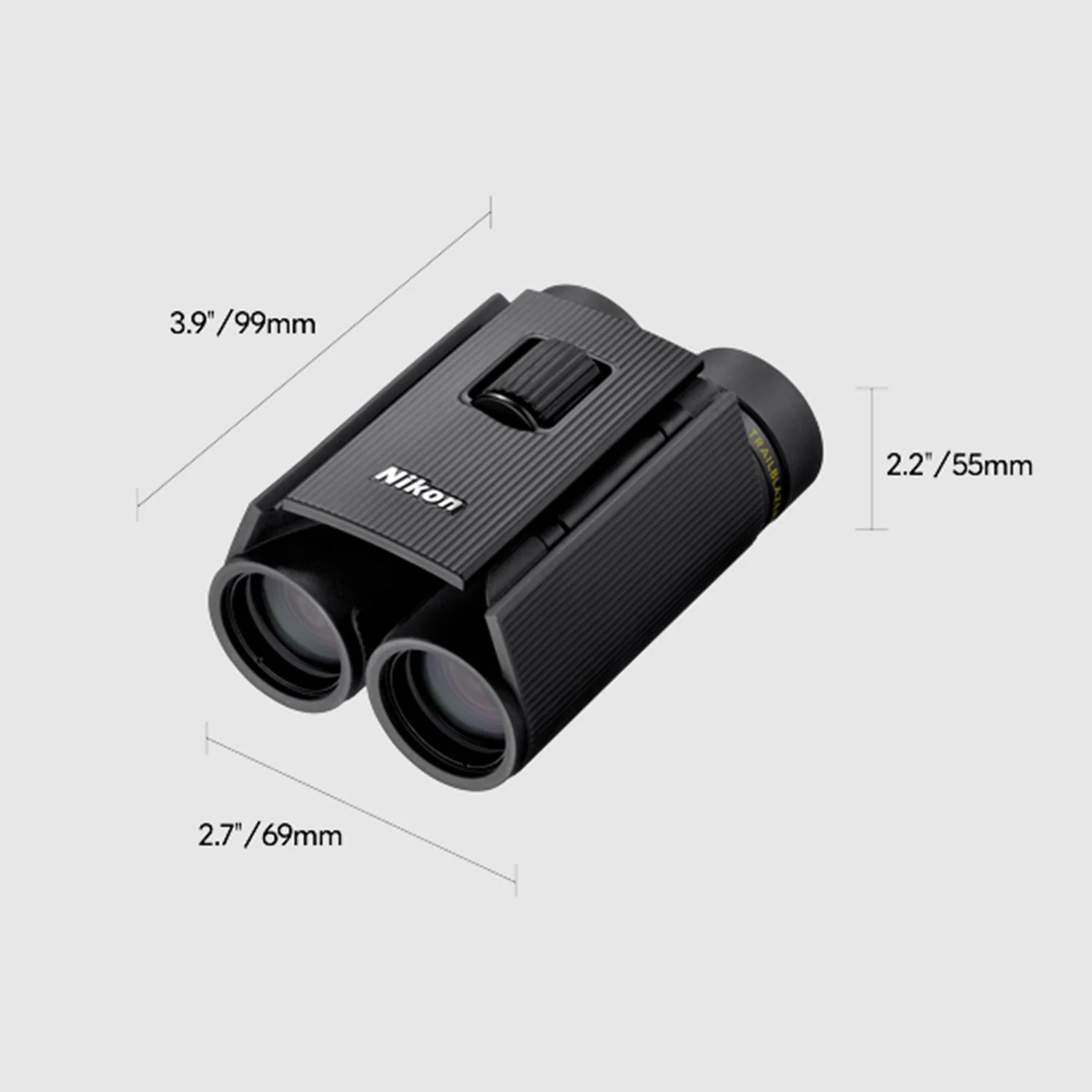 Nikon TRAILBLAZER II 8x25 Compact Binoculars, Black (16852) - Image 3