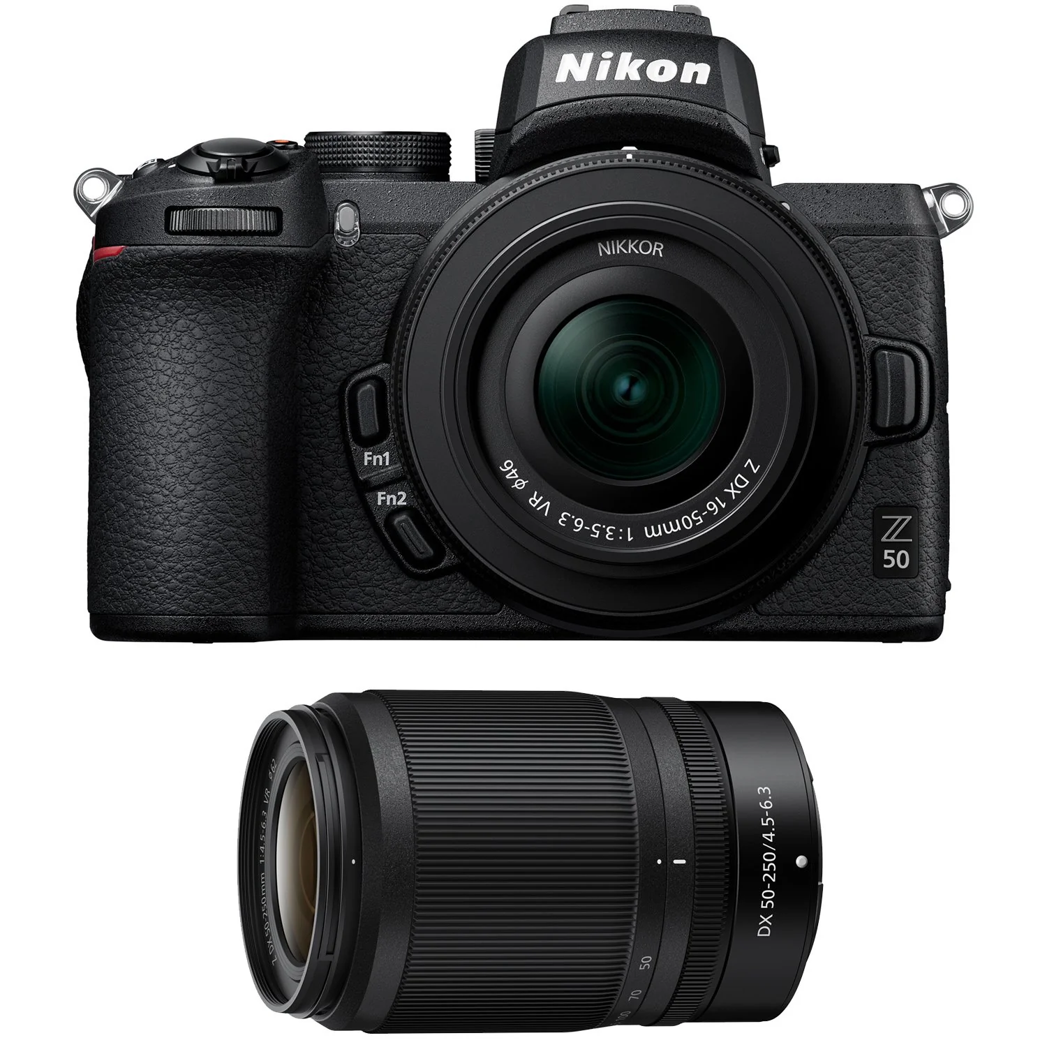 Nikon Z50 Mirrorless Camera 4K DX-Format 16-50mm + 50-250mm VR 2 Lens Pro Bundle - Image 2