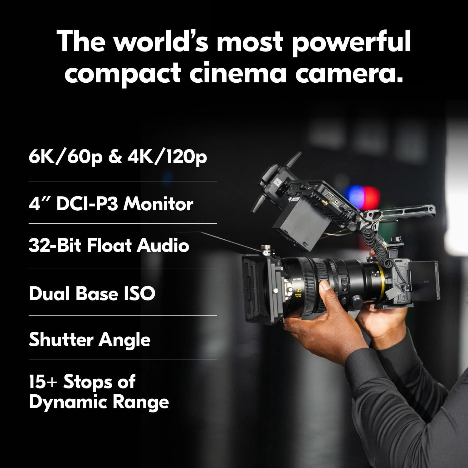 Nikon ZR Cinema Camera, 6K Full-Frame, RED Color Science (Body Only) - Image 3