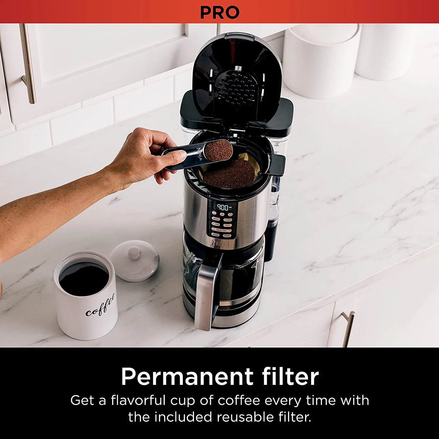 Ninja 14 Cup Programmable Coffee Maker XL Pro (Refurbished) - Image 9