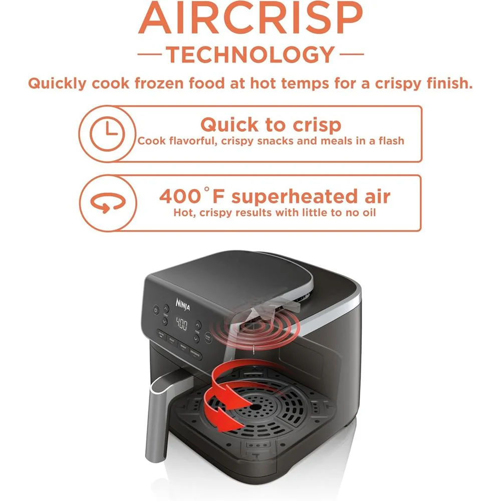 Ninja Air Fryer Pro 4in1 5QT Air Crisp Technology Nonstick Basket AF141 (Refurbished) - Image 10