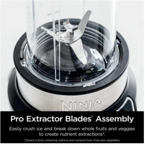 Ninja BN401 Nutri-Blender Pro with Auto-iQ, 1100W Motor, (2) 24oz Cups - Refurbished - Image 9