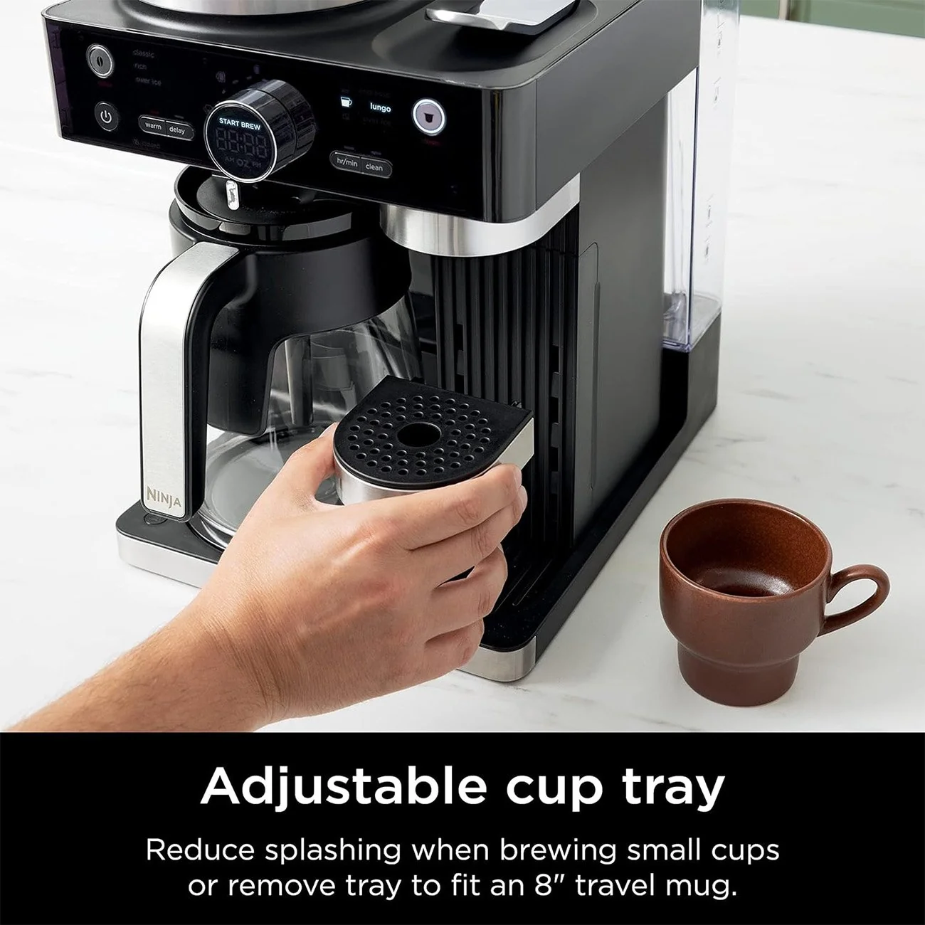 Ninja CFN601 Espresso & Coffee Barista System, Black and Stainless Steel - Image 16