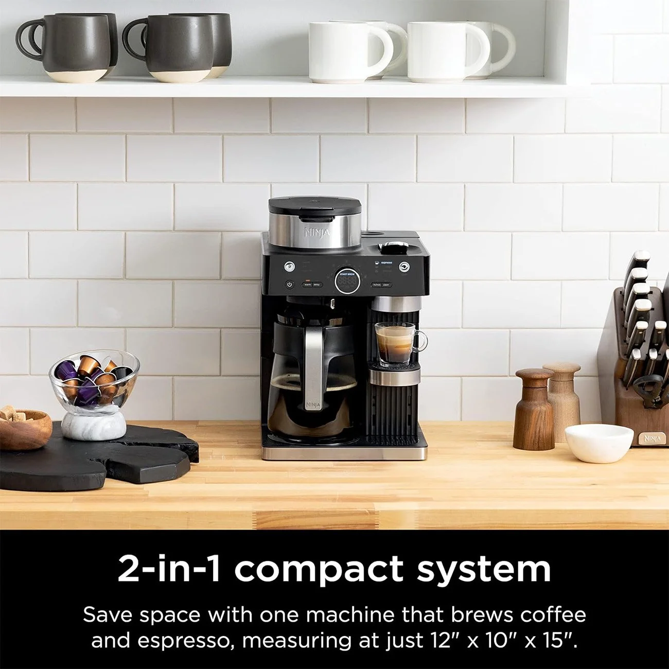 Ninja CFN601 Espresso & Coffee Barista System, Black and Stainless Steel - Image 17